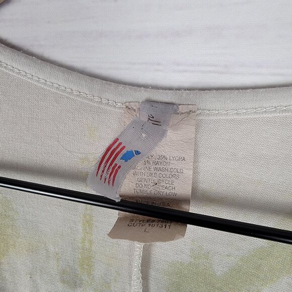 Y2K Dreamcatcher Womens Top Size L Short Sleeve Wings Feathers Made In USA - Picture 6 of 9